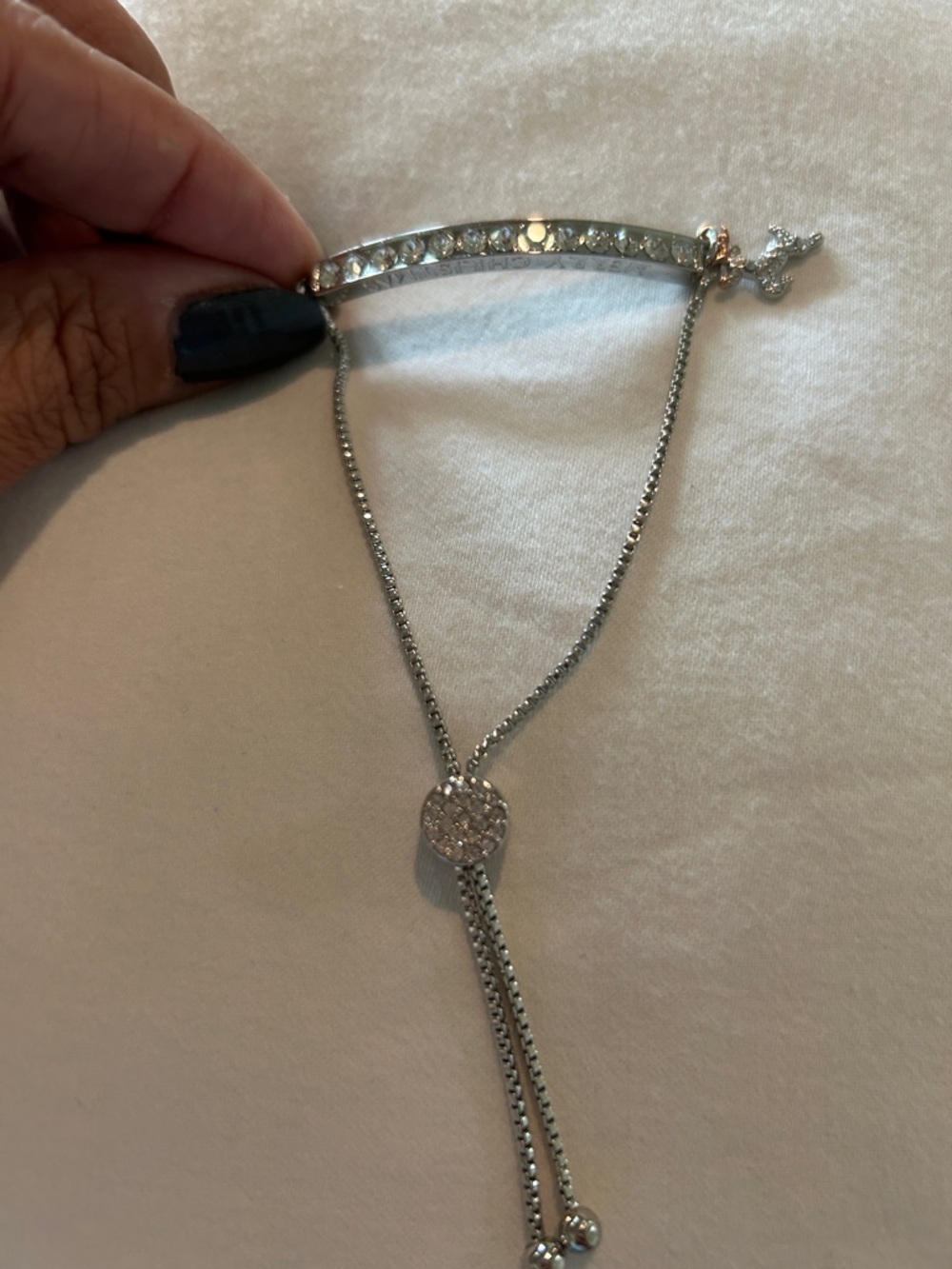 Swarovski Brilliance Merry Christmas Slider Bracelet